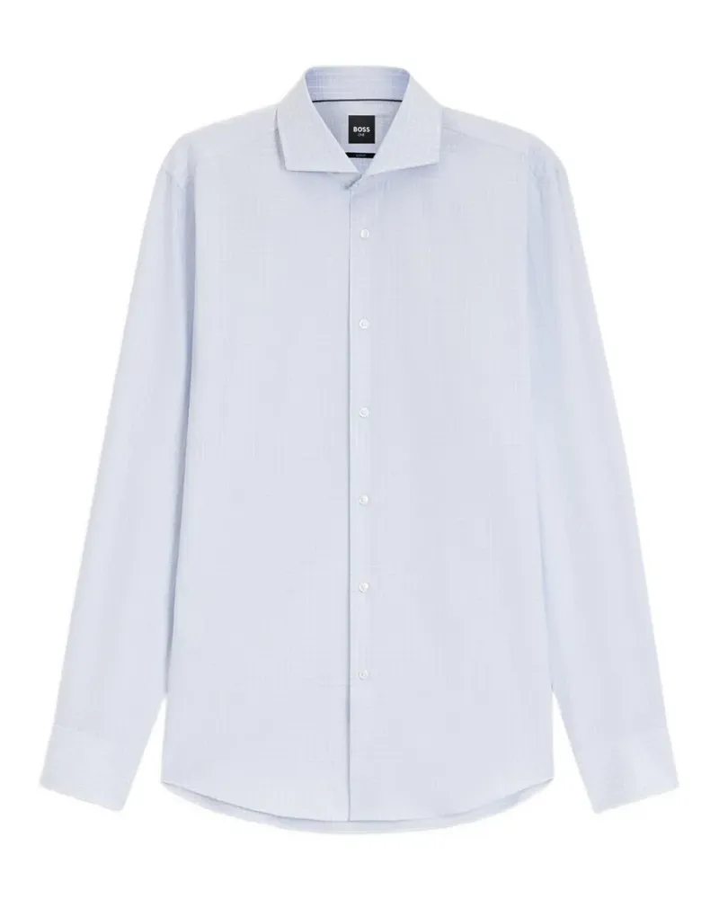 HUGO BOSS Hemd mit Karomuster - Blau Blau