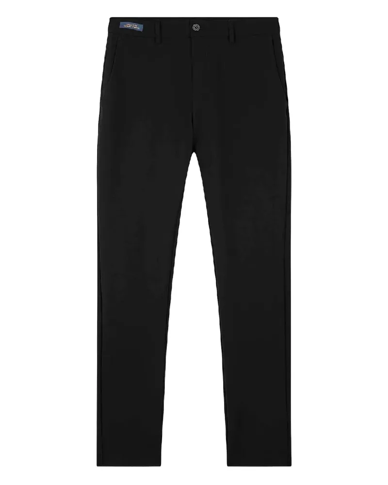 Paul & Shark flat-front chino trousers - Schwarz Schwarz