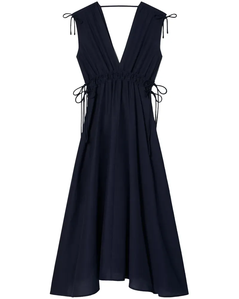 Tory Burch Kleid mit Kordelzug - Blau Blau