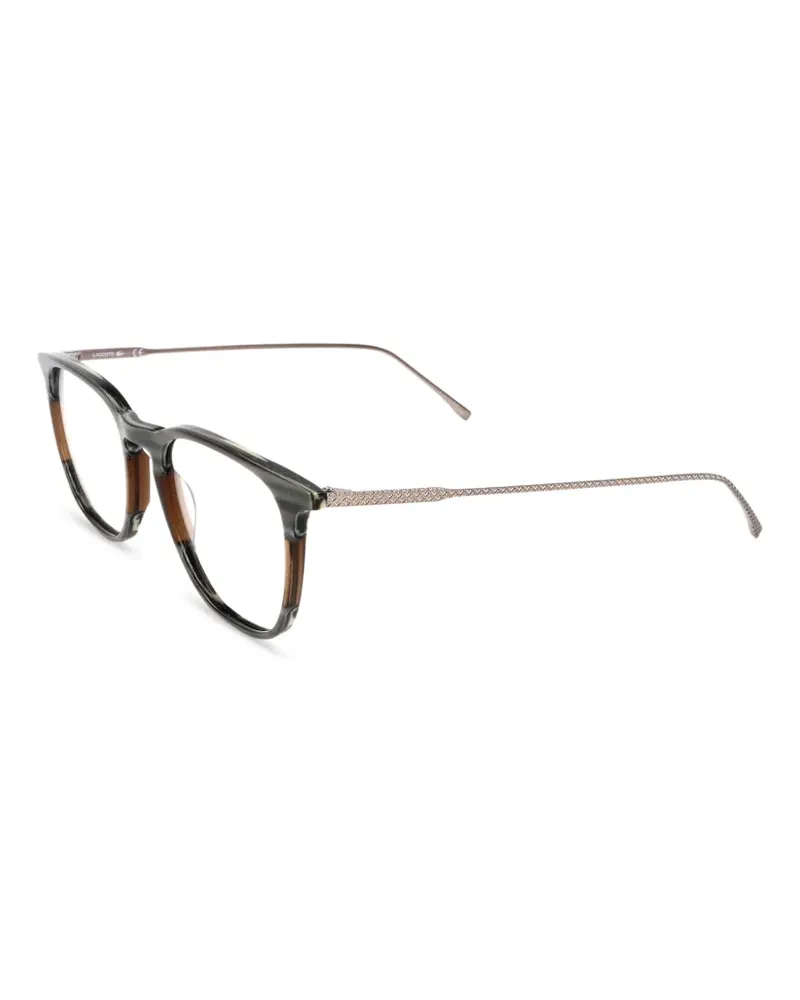 Lacoste Brille mit rundem Gestell - Grau Grau