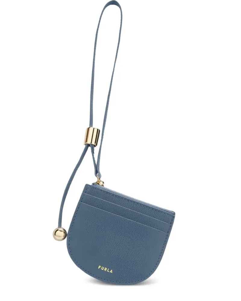 Furla Laura Kartenetui aus Leder - Blau Blau