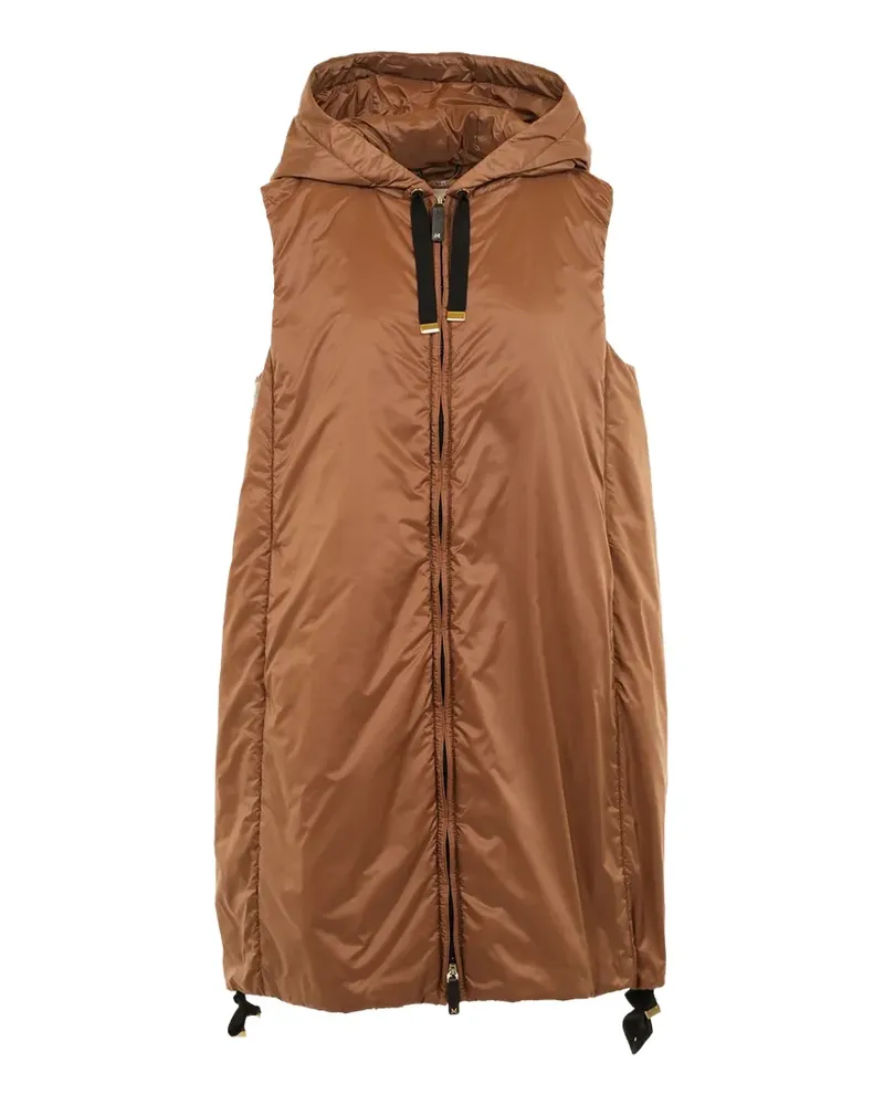 Max Mara The Cube hooded gilet - Braun Braun