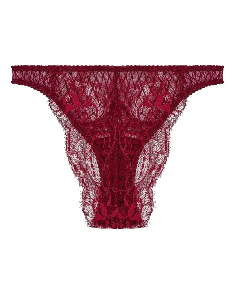 Fleur Of England Slip mit Spitze - Rot Rot