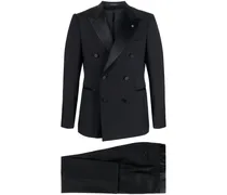 Doppelreihiger Smoking - Blau