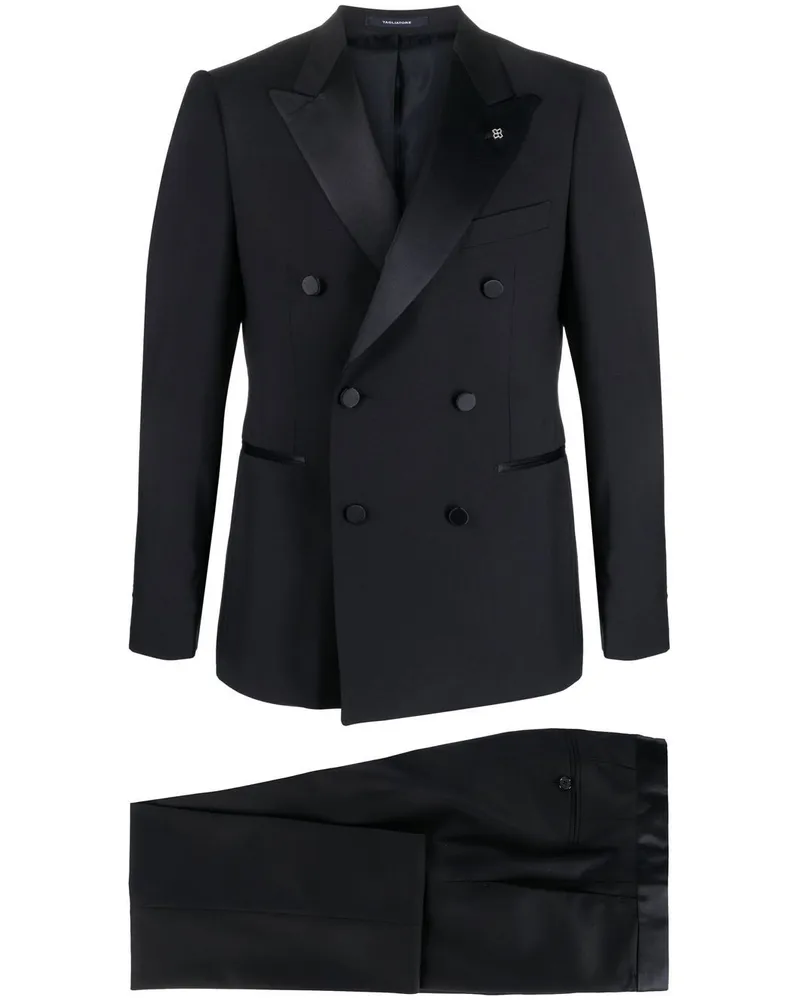Tagliatore Doppelreihiger Smoking Blau