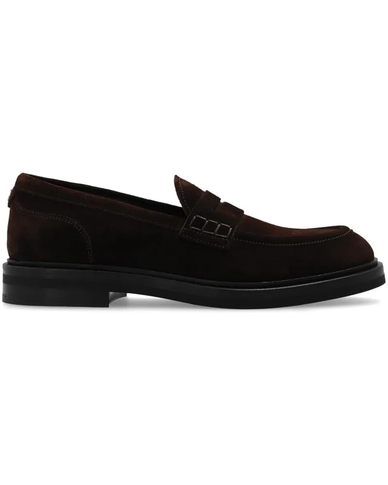 Dolce & Gabbana Loafer aus Wildleder Braun