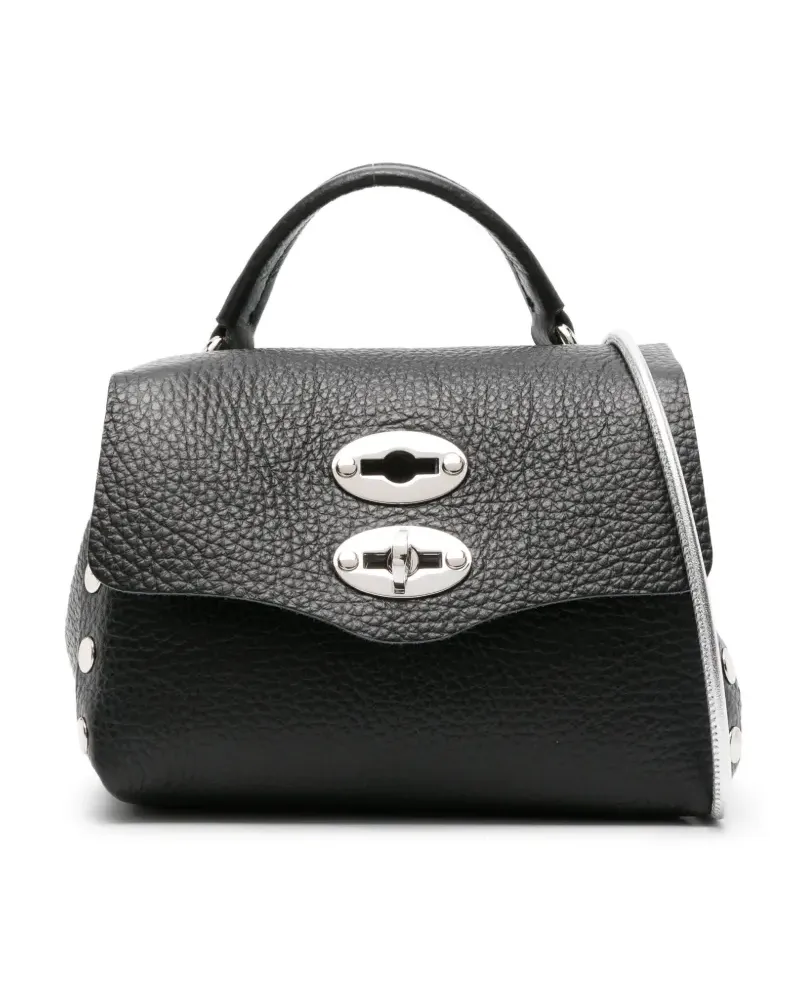 Zanellato Postina SugarBaby Handtasche - Schwarz Schwarz
