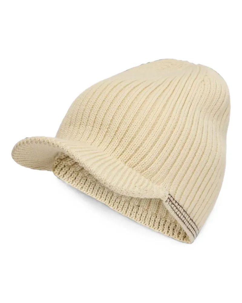 adidas x Wales Bonner Gerippte Beanie mit Schirm - Nude Nude