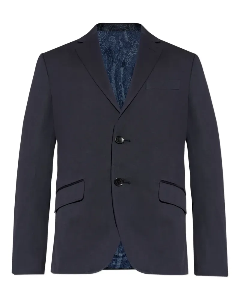 Etro Einreihiges Sakko - Blau Blau