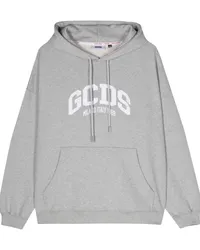 GCDS Hoodie mit Logo-Applikation Grau