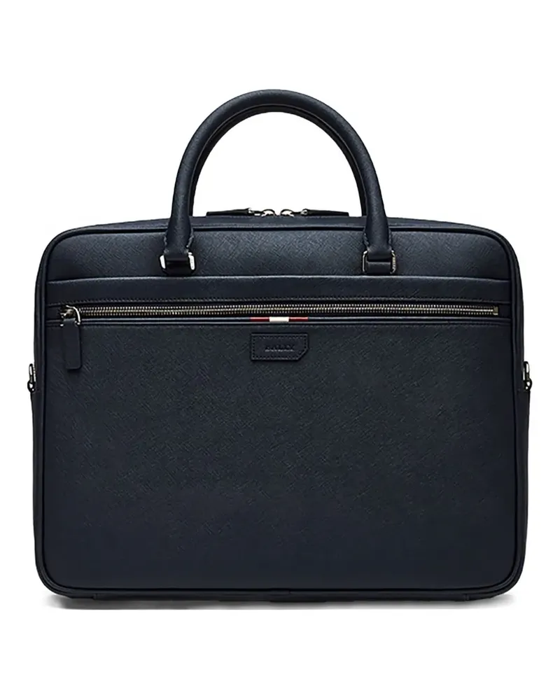 Bally Aktentasche mit Banddetail - Blau Blau