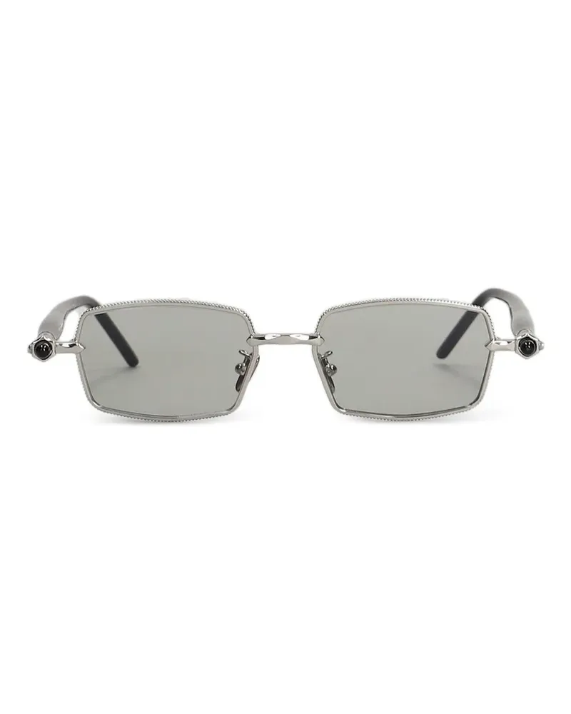 KUBORAUM P73 textured-rim sunglasses - Silber Silber