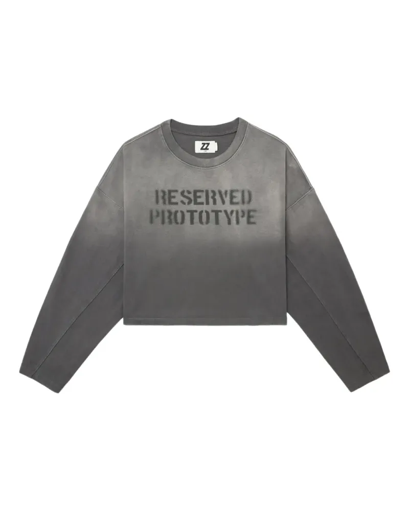 Izzue Sweatshirt mit Print - Grau Grau