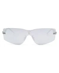 Givenchy Eckige Sonnenbrille mit 4G Silber