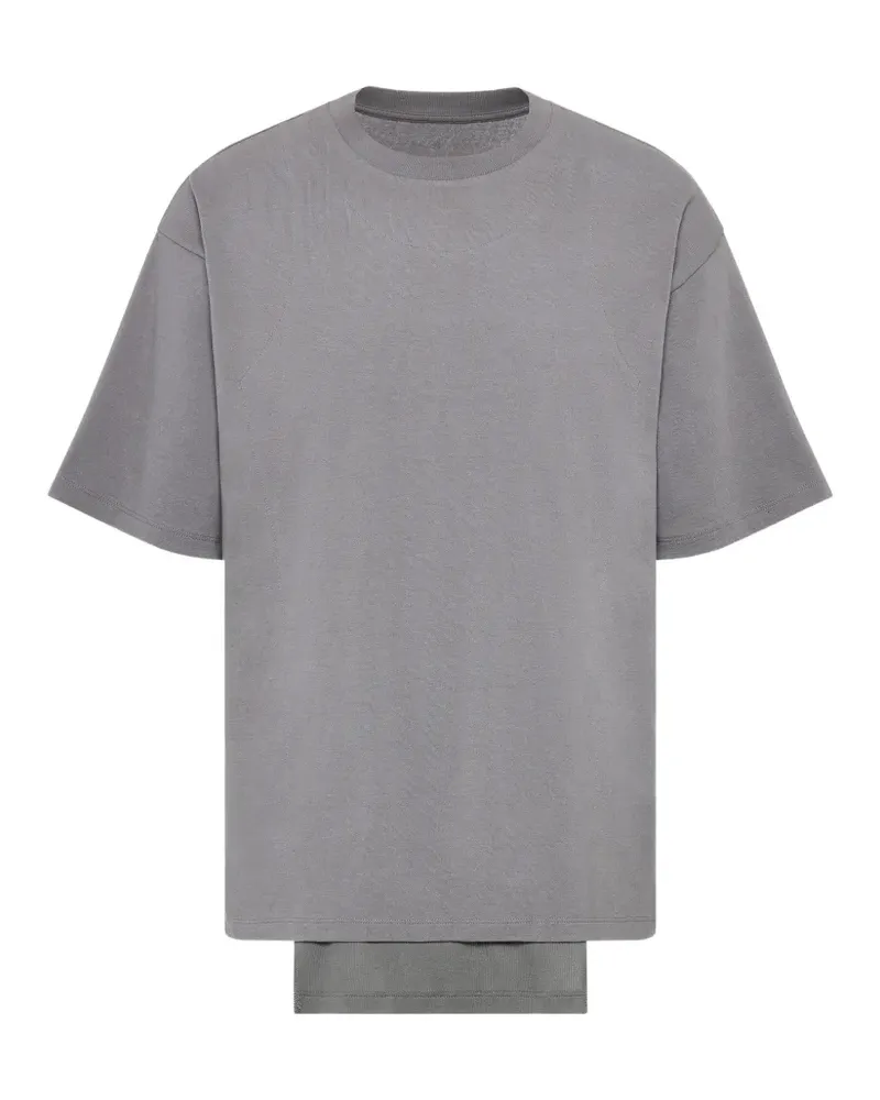 Maison Margiela T-Shirt im Layering-Look - Grau Grau