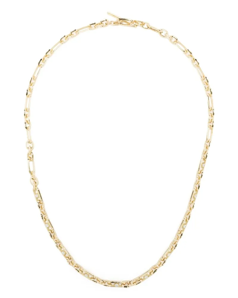 Lizzie Mandler 18kt Gelbgoldhalskette mit Diamanten Gold