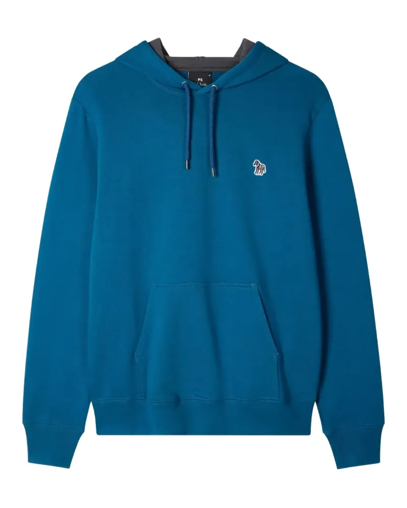 Paul Smith kangaroo-pocket hoodie - Blau Blau