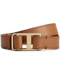 TOD'S Timeless T Gürtel Braun