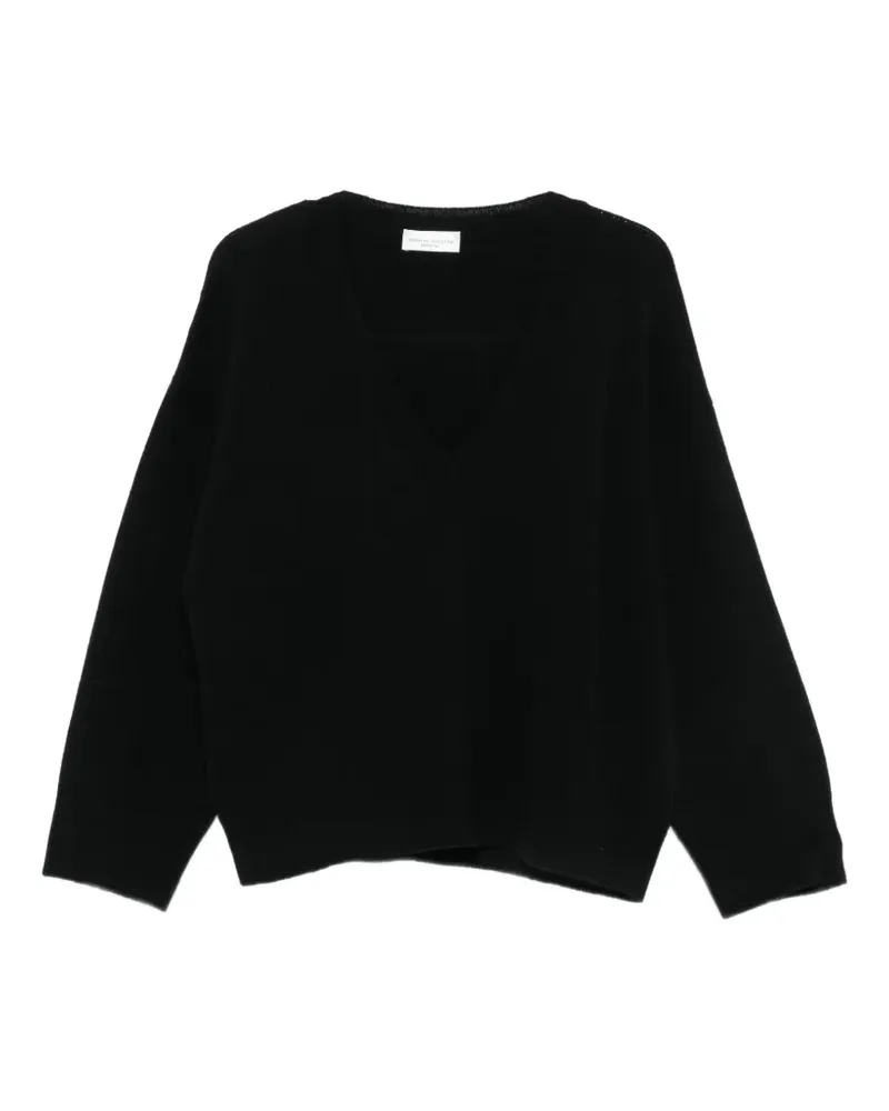 Roberto Collina V-neck sweater - Schwarz Schwarz