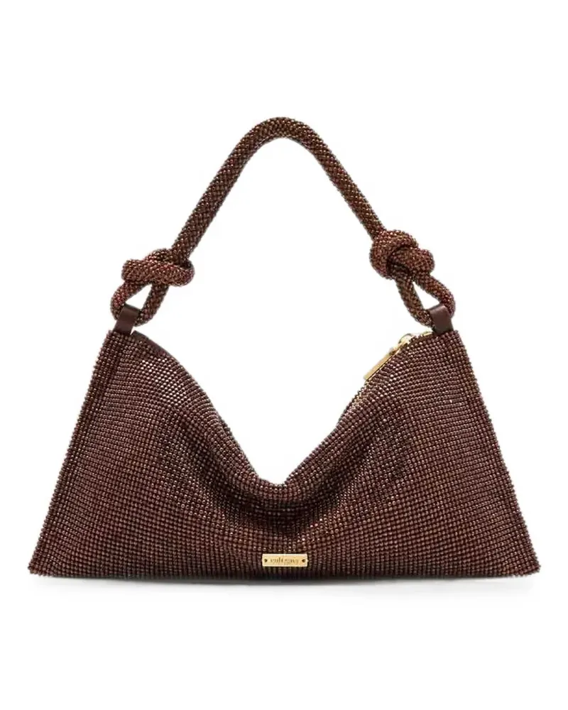 Cult Gaia nano Hera crystal-embellished tote bag - Braun Braun