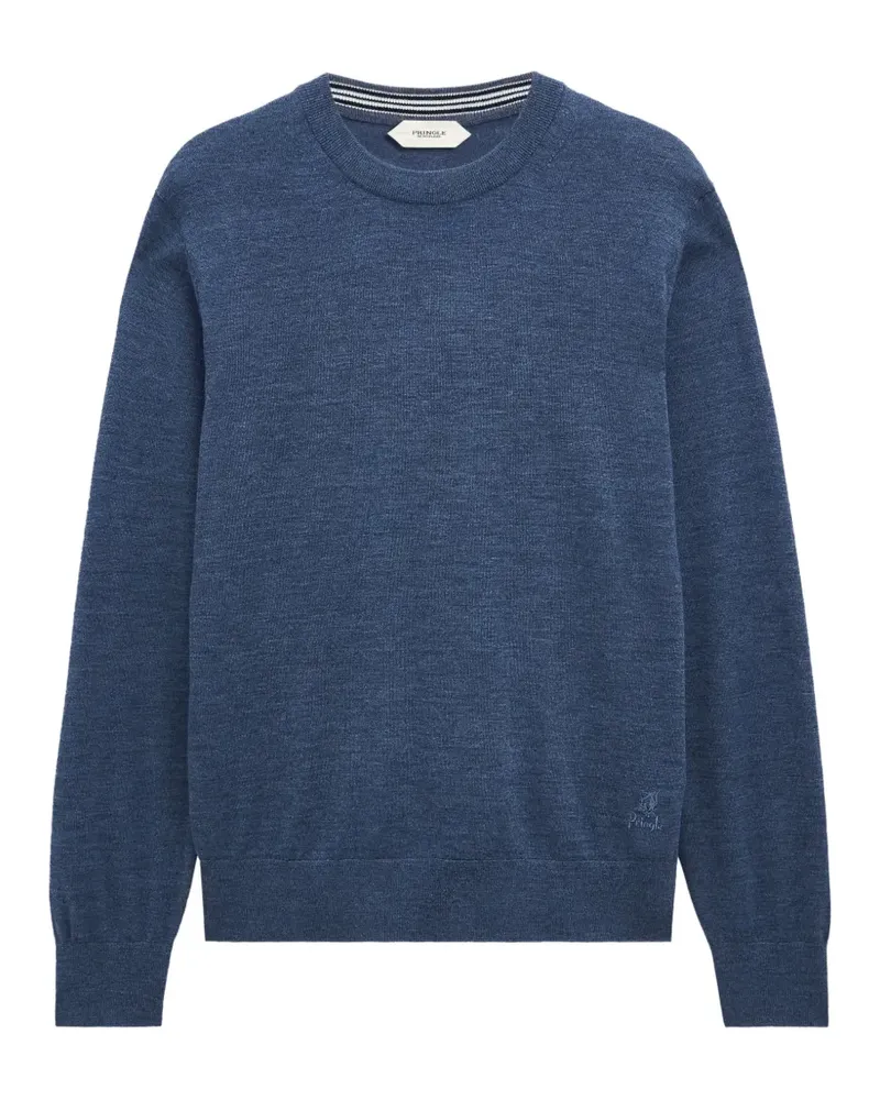 Pringle of Scotland Pullover mit Rundhalsausschnitt - Blau Blau