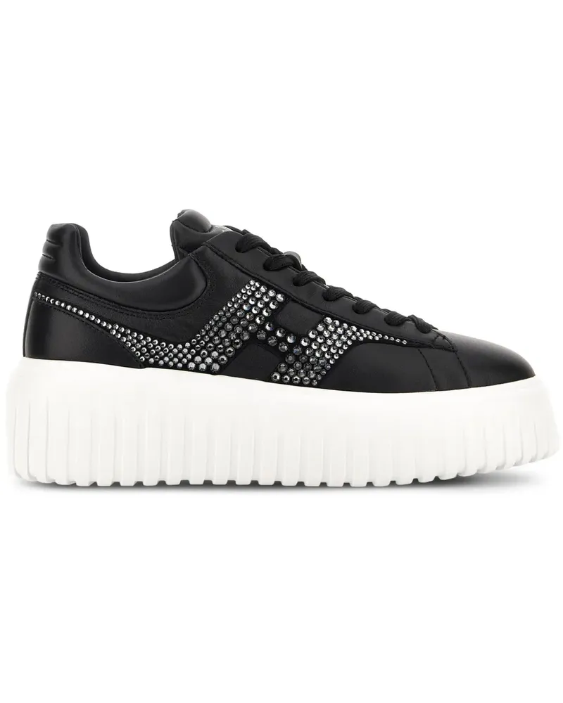 Hogan H-Stripes Sneakers - Schwarz Schwarz