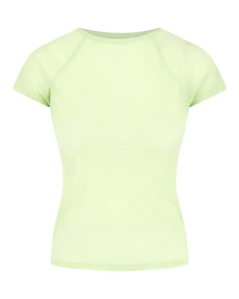 Paloma Wool embroidered-logo raglan-sleeve T-shirt - Grün Grün