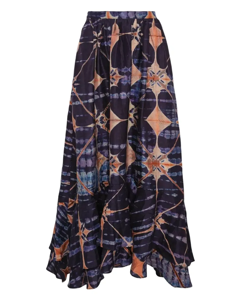 Ulla Johnson Mae printed skirt - Blau Blau