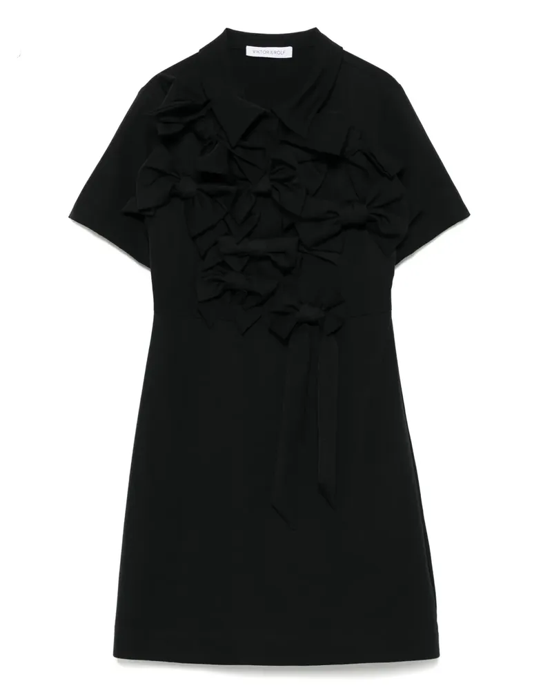 Viktor & Rolf Minikleid mit Schleife - Schwarz Schwarz