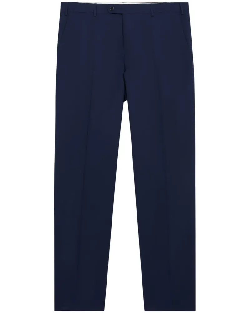 Brooks Brothers Klassische Hose mit Bügelfalten - Blau Blau