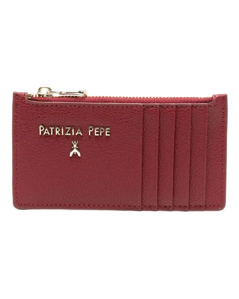Patrizia Pepe Kartenetui mit Logo-Schild - Rot Rot