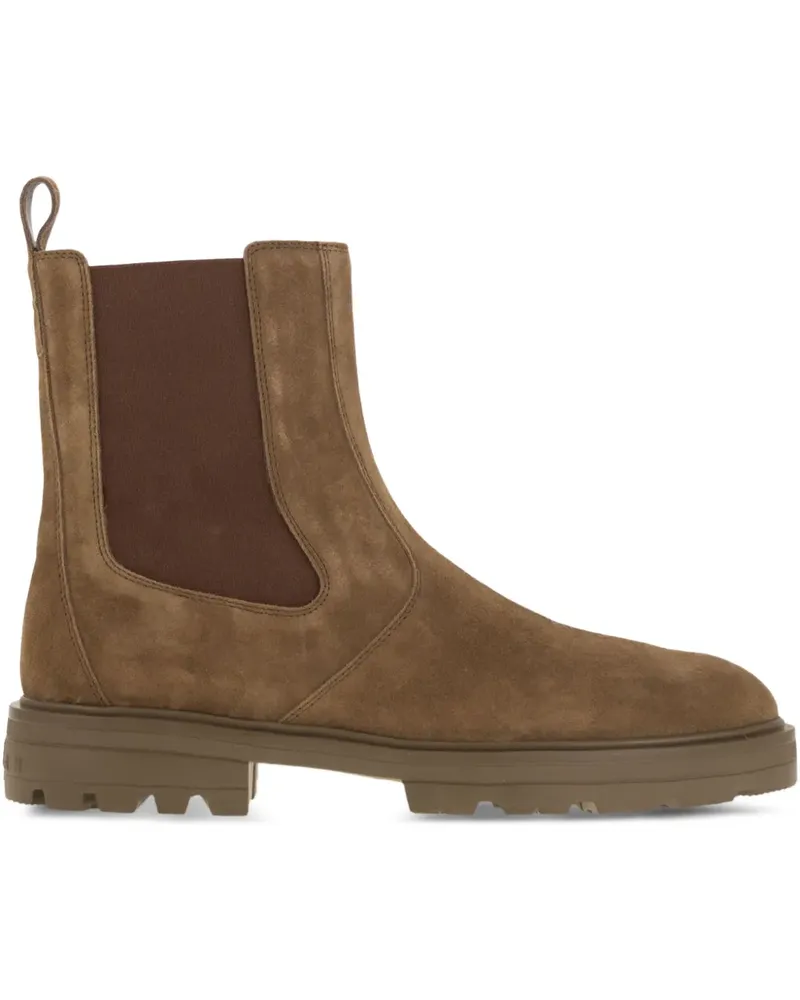 Hogan H673 Chelsea-Boots aus Wildleder 50mm - Braun Braun