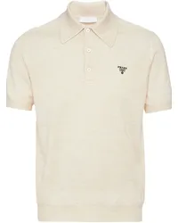 Prada Poloshirt aus Kaschmir Nude