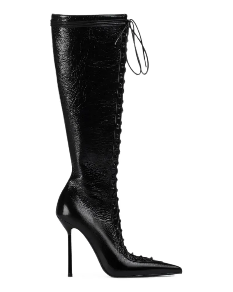 Le Silla Colette Schnürstiefel - Schwarz Schwarz