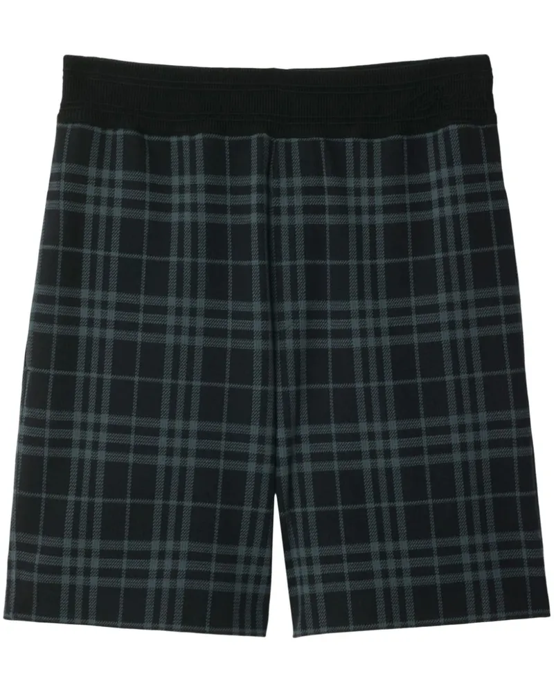 Burberry Karierte Shorts - Blau Blau
