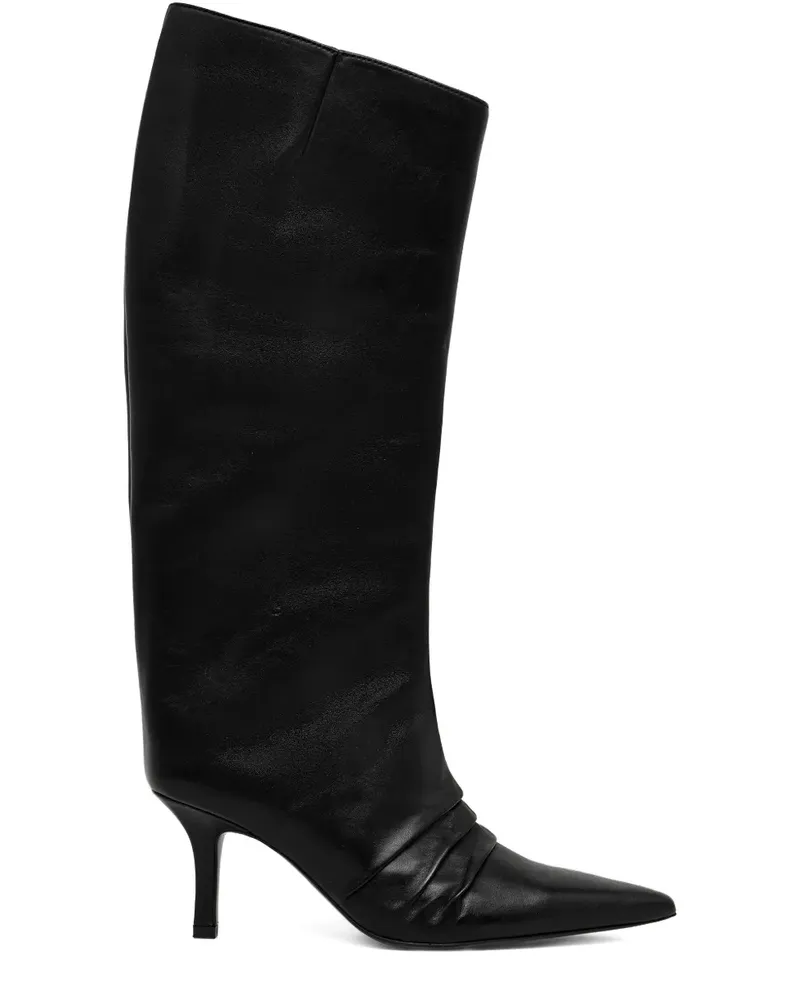 Patrizia Pepe Stiefel mit spitzer Kappe 70mm - Schwarz Schwarz