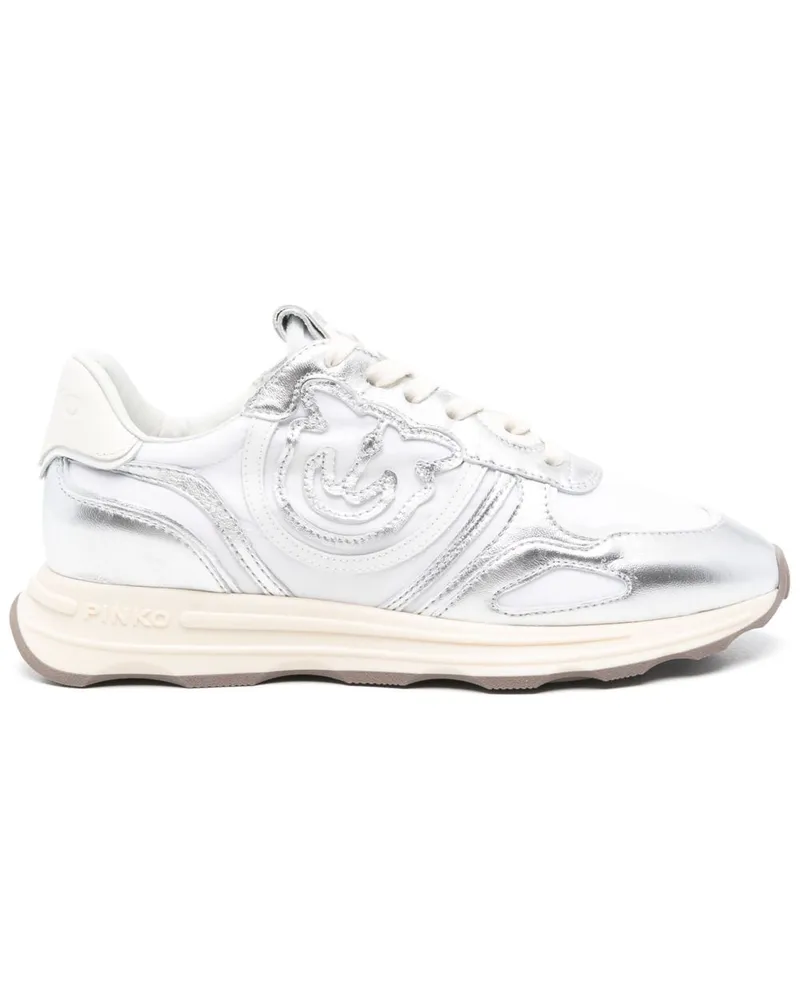 Pinko Love Birds Sneakers - Silber Silber