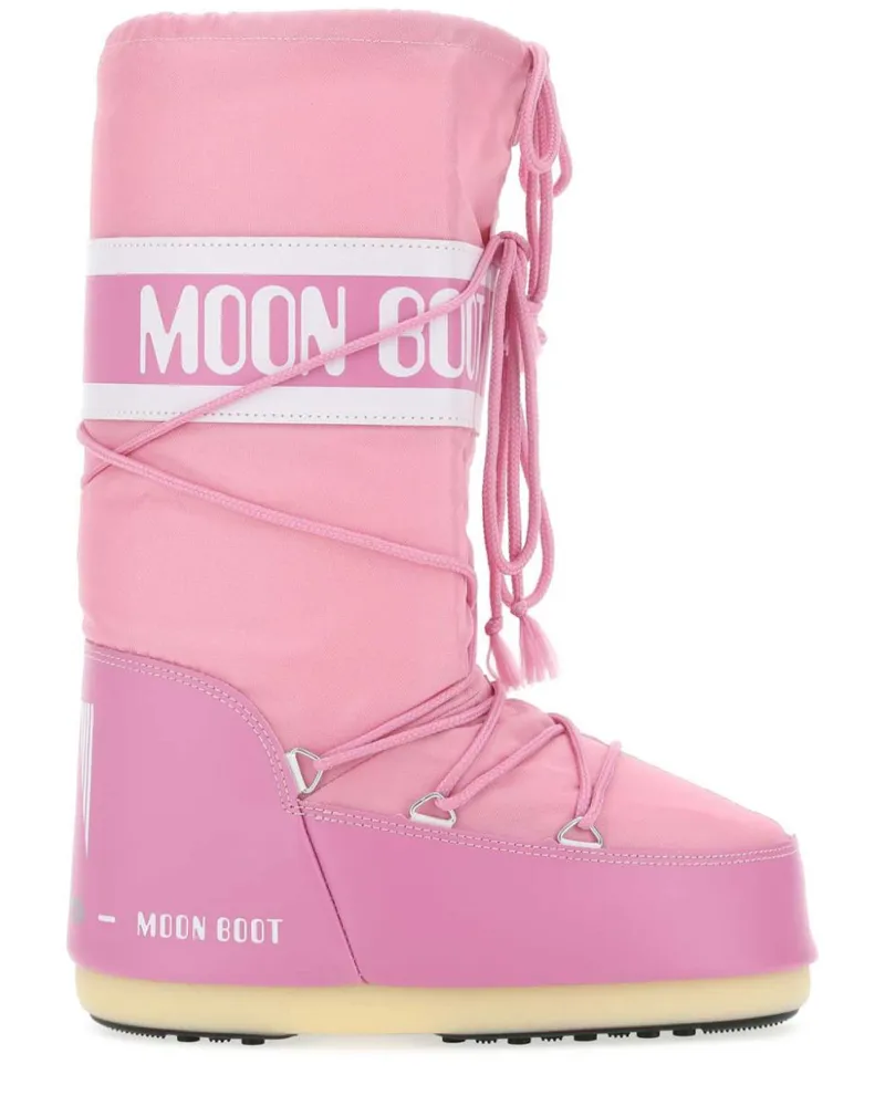 Moon Boot Klassische Schnürstiefel - Rosa Rosa