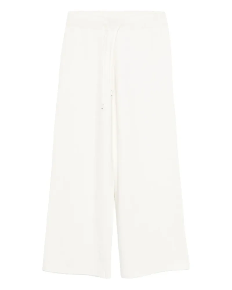 Yves Salomon Hose mit Kordelzug - Weiß Weiß