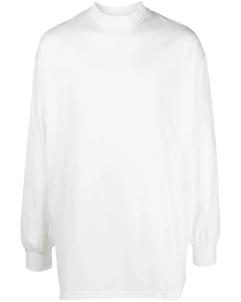 Y-3 Sweatshirt mit Stehkragen - Weiß Weiß