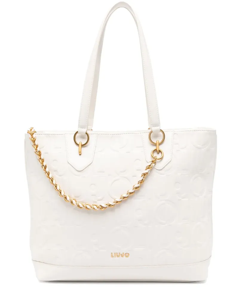 Liu Jo Shopper mit Monogramm - Weiß Weiß