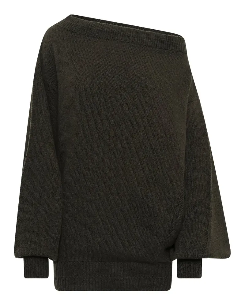 Maison Margiela gauge 5 mini dress in khaki - Grün Grün