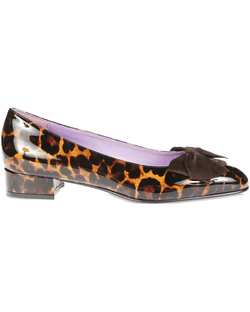 Carel Pumps mit Leoparden-Print 30mm - Braun Braun