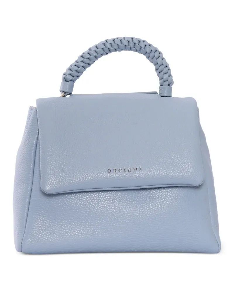 Orciani small Sveva Sense Scooby braided-handle tote bag - Blau Blau