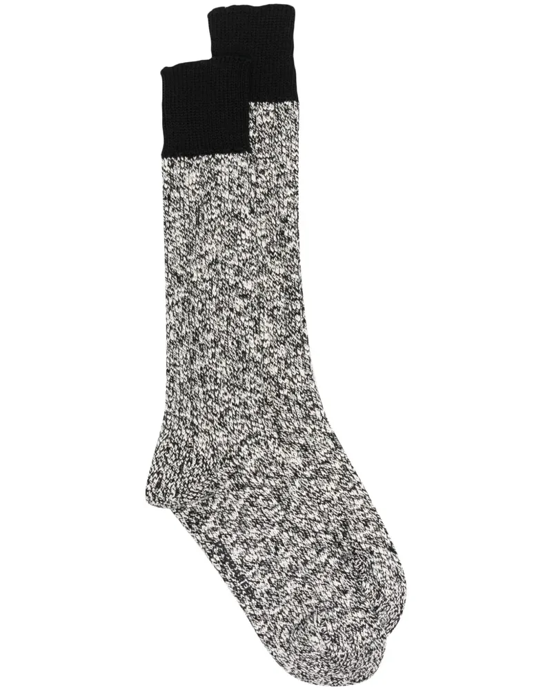 Dsquared2 Melierte Socken - Weiß Weiß