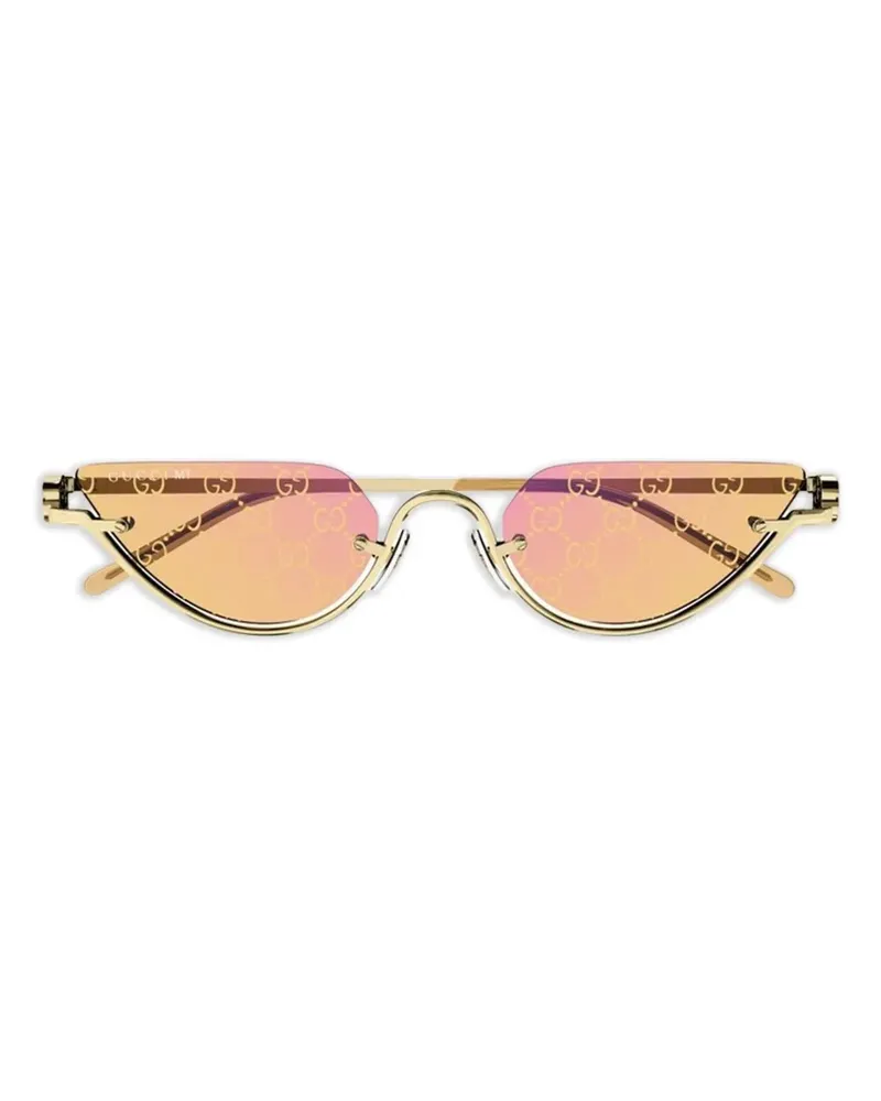 Gucci GG1603S Cat-Eye-Sonnenbrille - Gold Gold