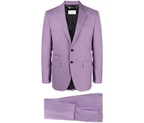 Anzug mit Logo-Schild - Violett