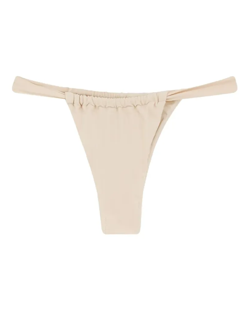 Pat Bo X Camila Coelho Golden Dune high-cut bikini bottoms - Nude Nude
