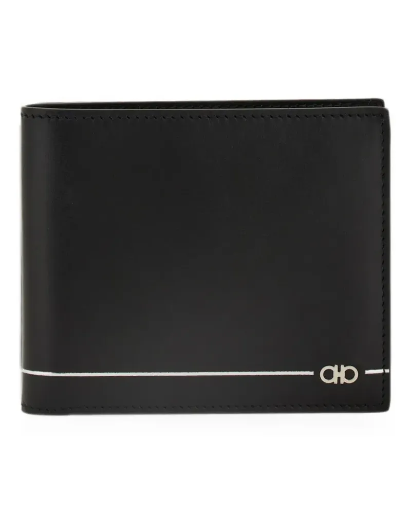 Ferragamo Gancini wallet - Schwarz Schwarz