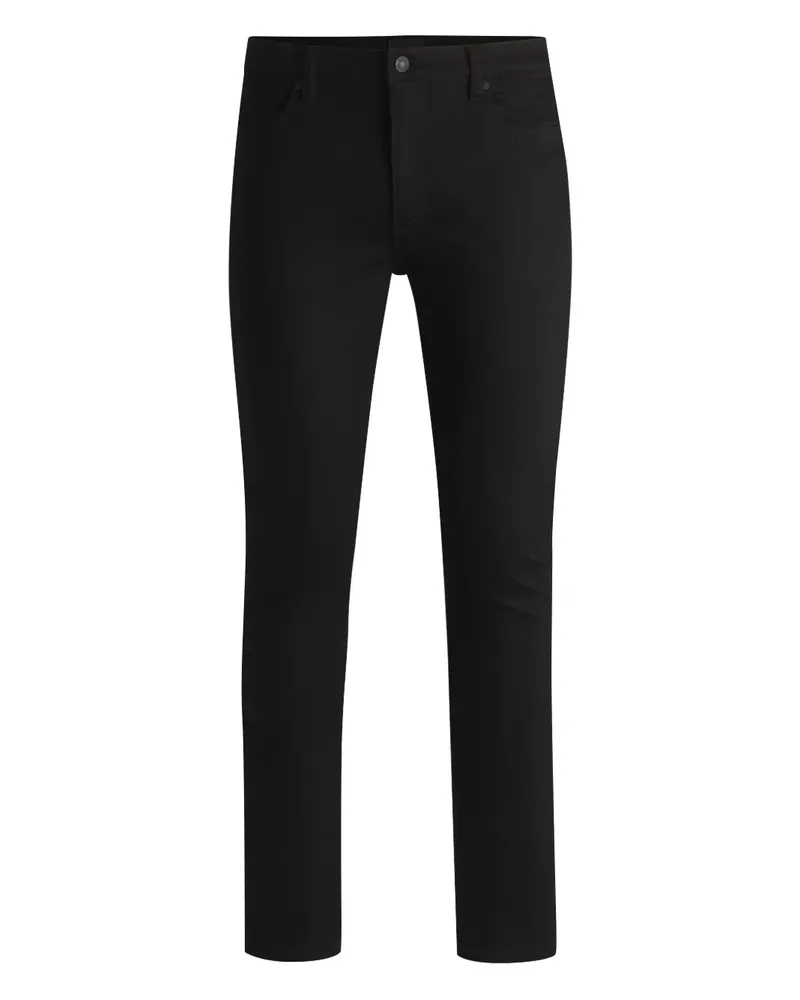 HUGO BOSS Jeans mit geradem Bein - Schwarz Schwarz